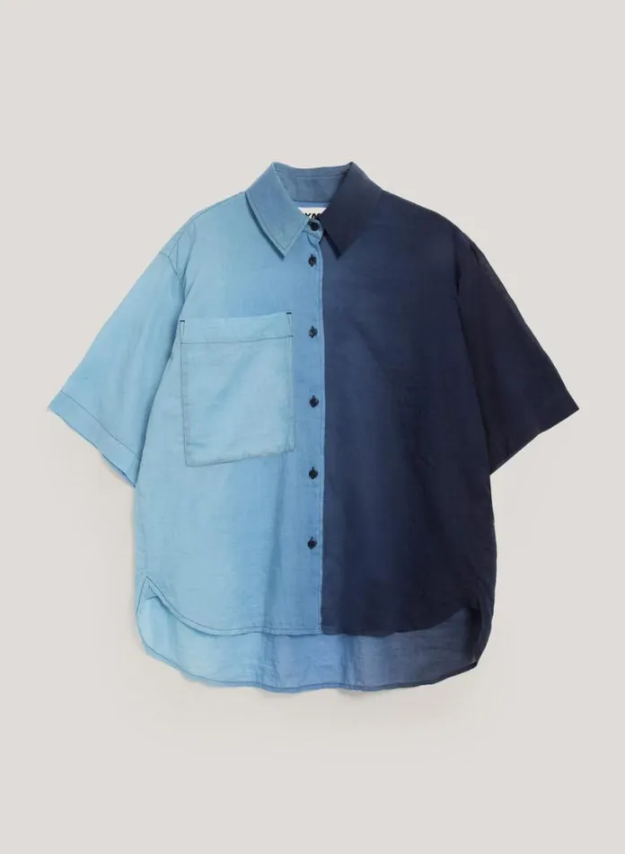 YMC Eva Shirt Blue Womens Shirts