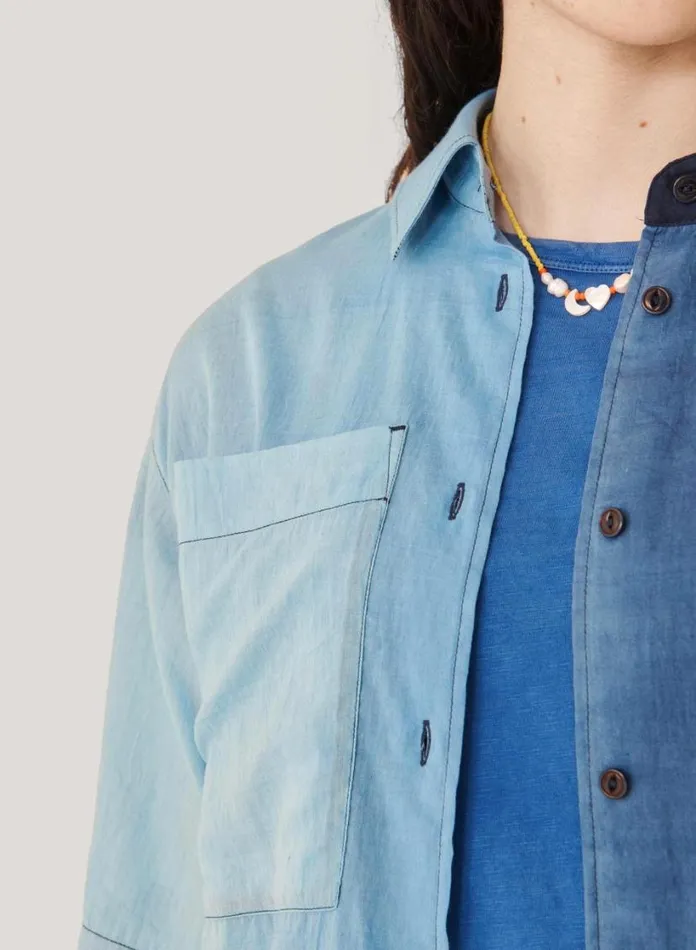 YMC Eva Shirt Blue Womens Shirts