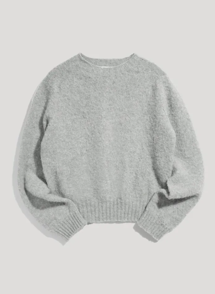 YMC Jets Crew Neck Jumper Mint Green Womens Knitwear