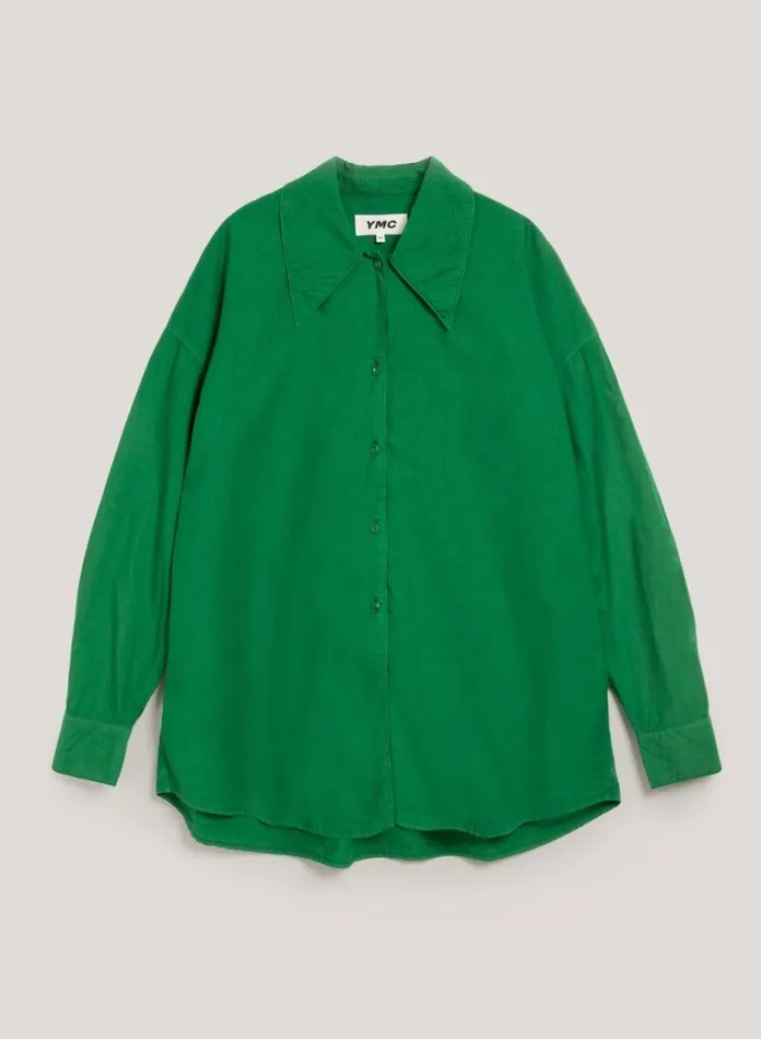YMC Lena Shirt Green Womens Shirts