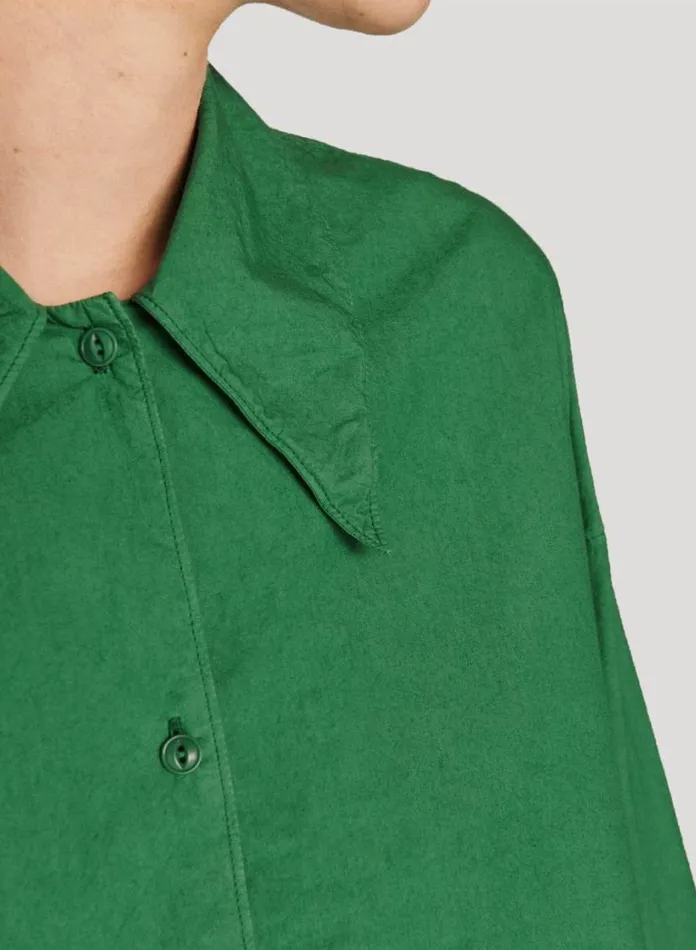 YMC Lena Shirt Green Womens Shirts