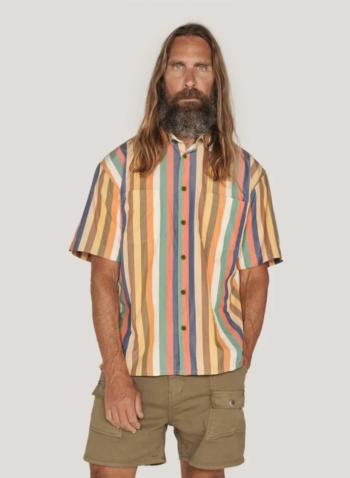 YMC Mitchum Shirt Multi Mens Shirts