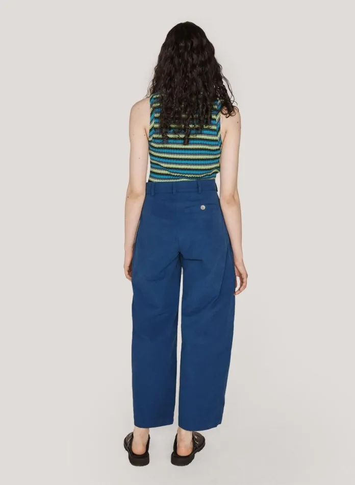 YMC Peggy Trouser Blue Womens Trousers