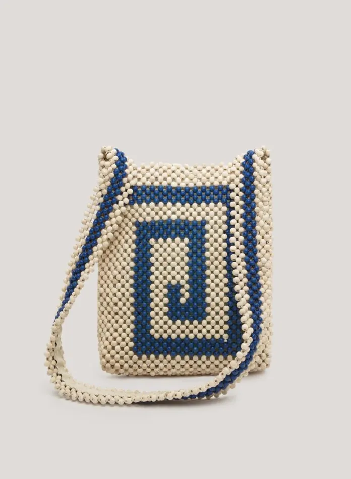 YMC Pilgrim Bag Ecru Multi MensWomens Bags and Wallets