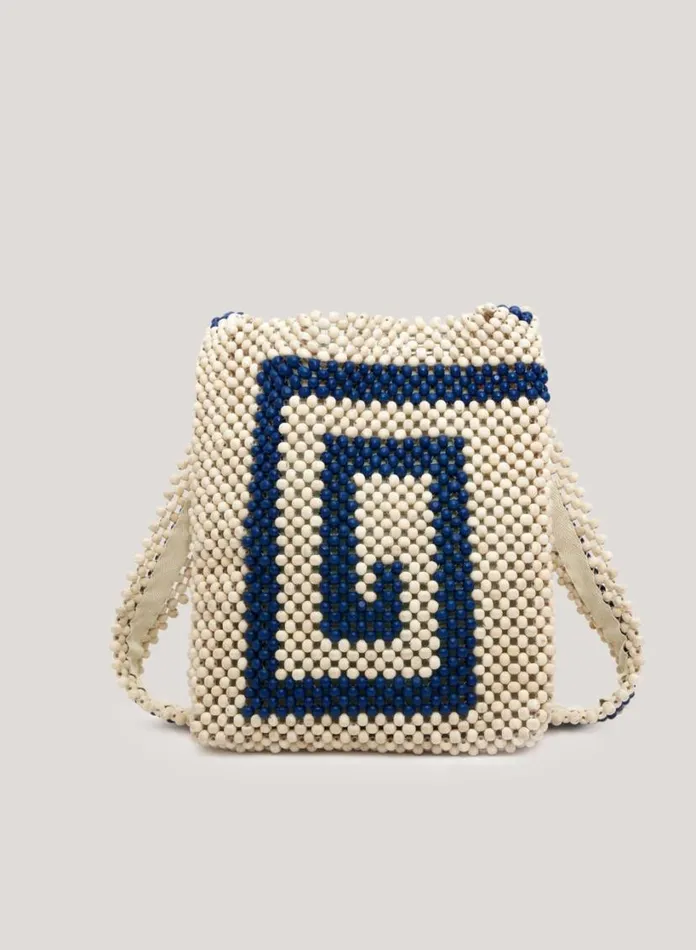 YMC Pilgrim Bag Ecru Multi MensWomens Bags and Wallets
