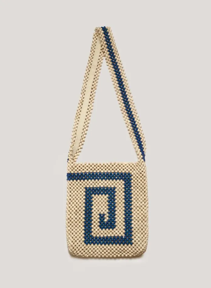 YMC Pilgrim Bag Ecru Multi MensWomens Bags and Wallets