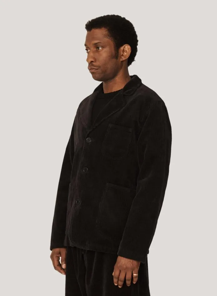 YMC Scuttlers Corduroy Jacket Black Mens Outerwear