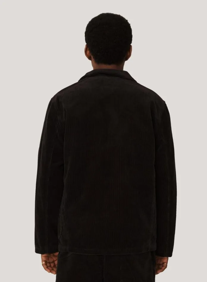 YMC Scuttlers Corduroy Jacket Black Mens Outerwear