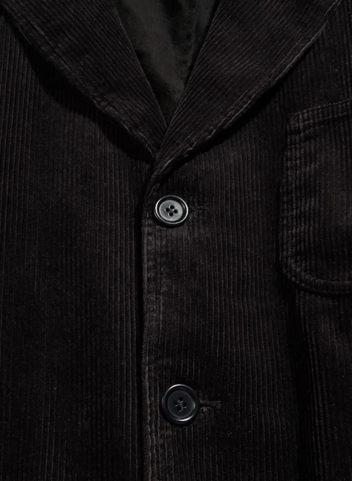 YMC Scuttlers Corduroy Jacket Black Mens Outerwear