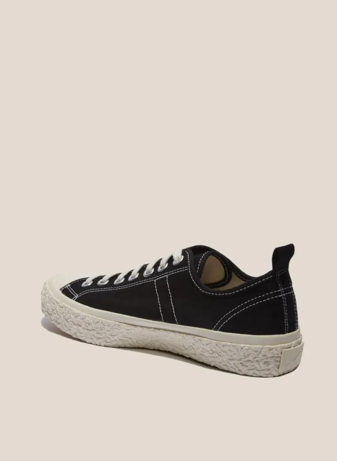 YMC Vulcanised Low Top Sneakers Black Womens Footwear
