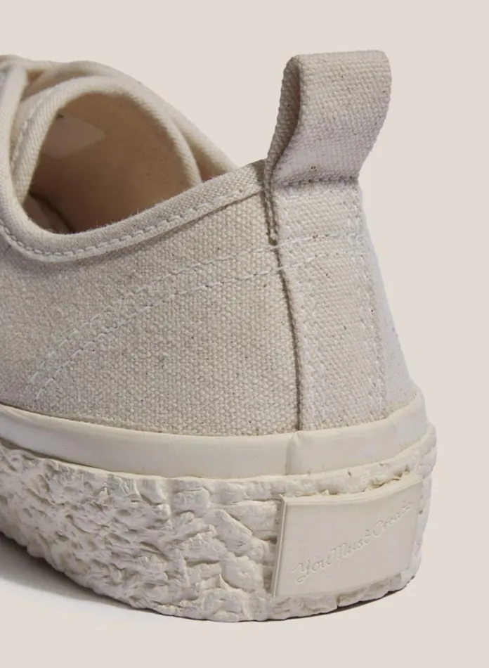 YMC Vulcanised Low Top Sneakers Off White Mens Footwear