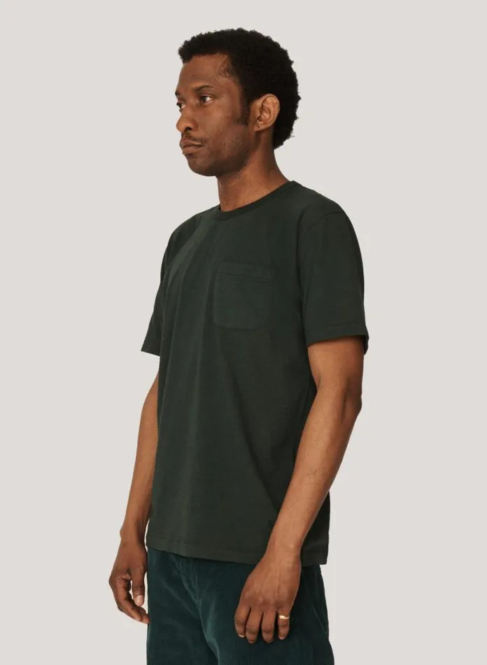 YMC Wild Ones Organic Cotton TShirt Green Mens TShirts