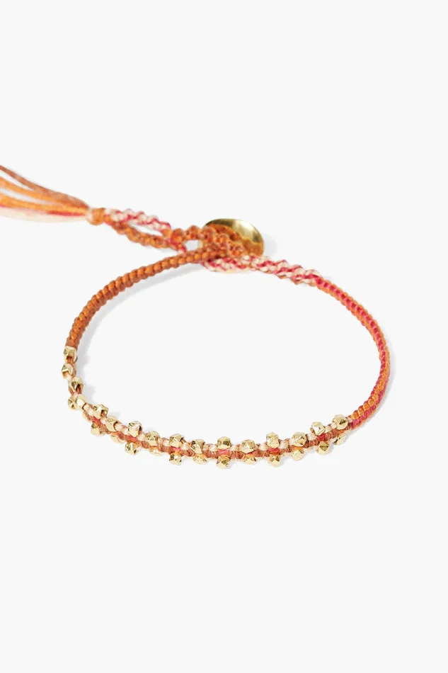 Zana Single Wrap Bracelet Orange Mix Women Chan Luu Bracelets