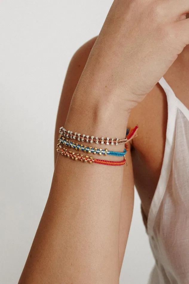 Zana Single Wrap Bracelet Orange Mix Women Chan Luu Bracelets