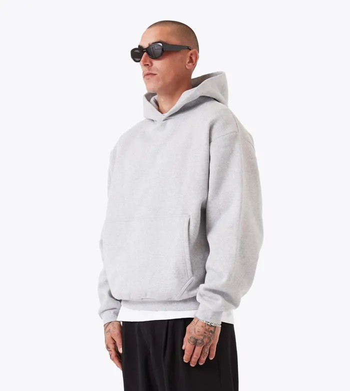 Zanerobe Hoodies and Sweaters Men Box Hood Grey Marle
