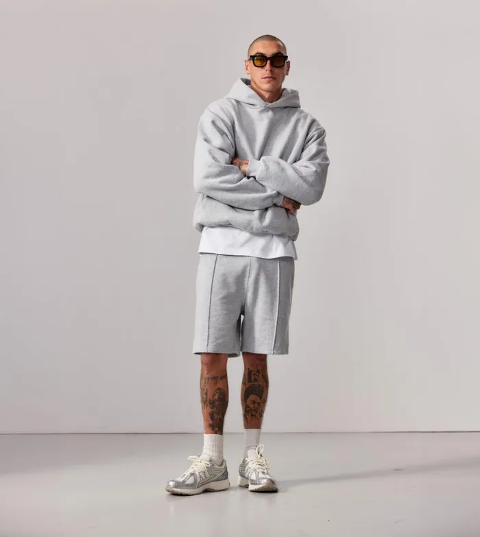 Zanerobe Hoodies and Sweaters Men Box Hood Grey Marle