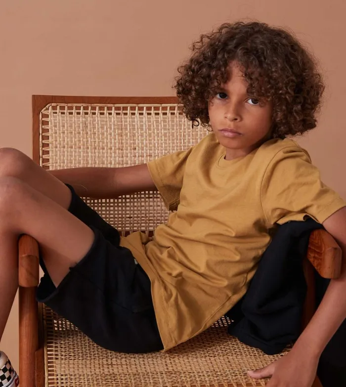 Zanerobe Kids Men Kids Box Tee Dijon