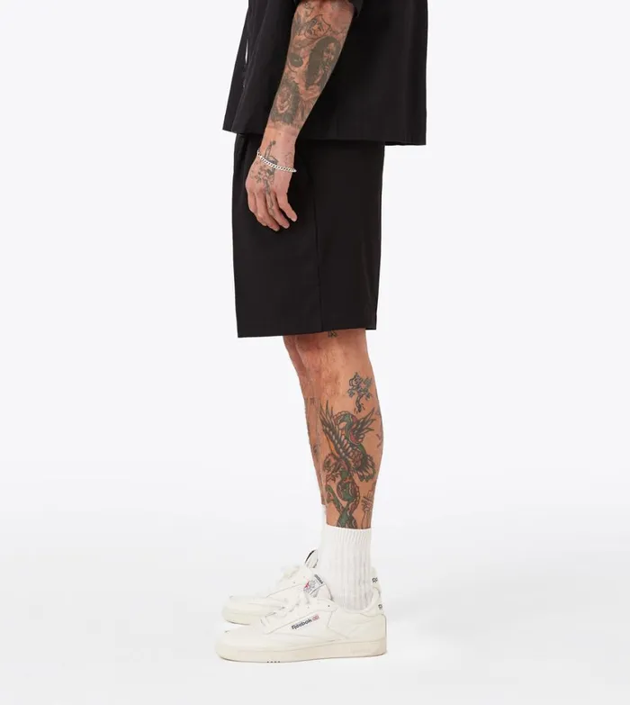 Zanerobe Shorts Men Herringbone Flow Short Black