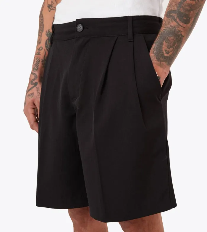 Zanerobe Shorts Men Herringbone Flow Short Black