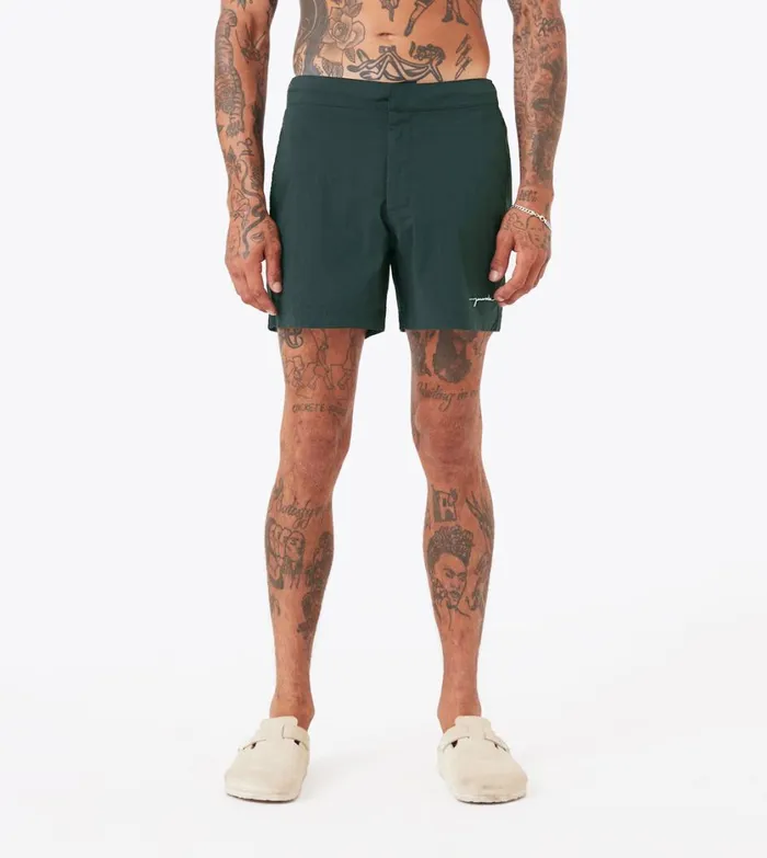 Zanerobe Shorts Men Holiday Swim Short Forest