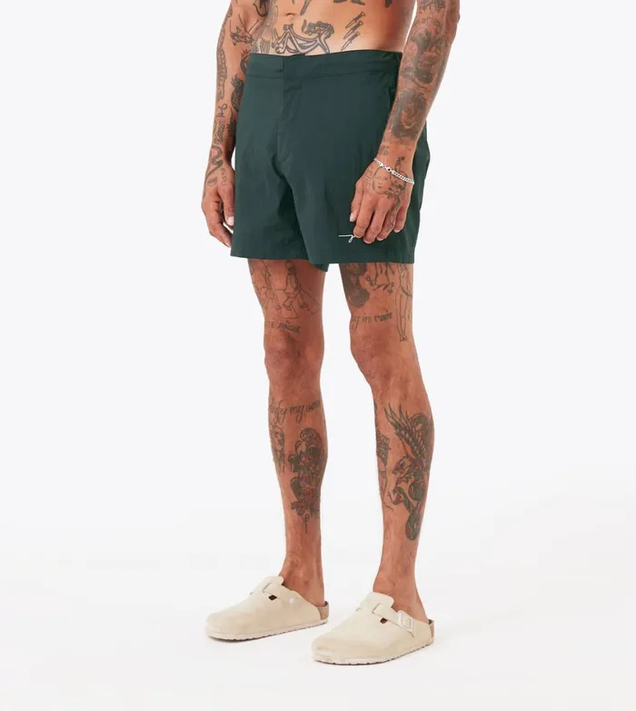 Zanerobe Shorts Men Holiday Swim Short Forest