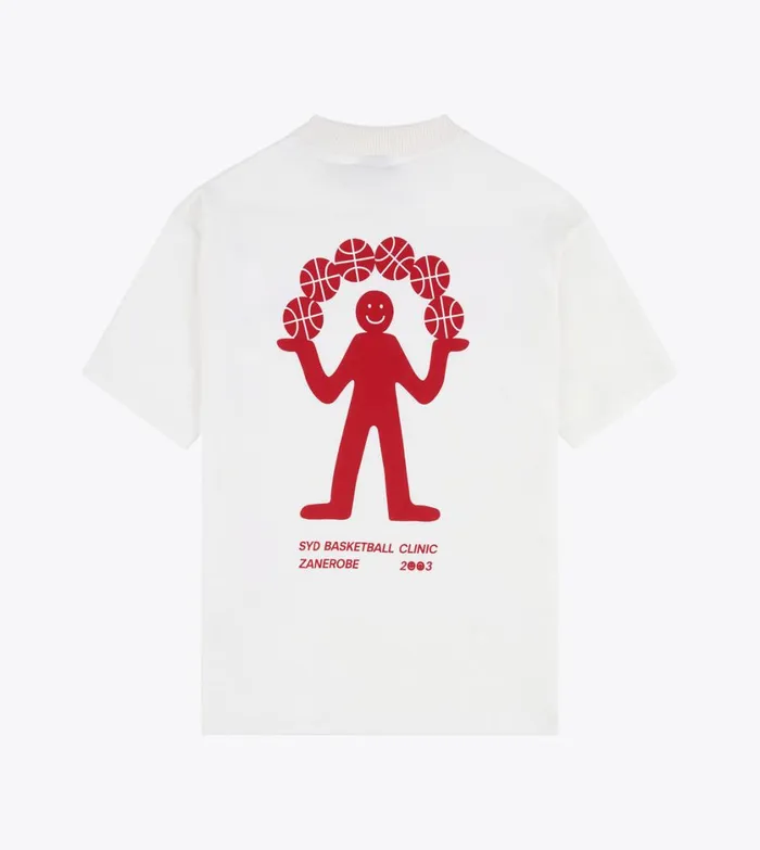 Zanerobe Tees and Tanks Men Clinic Lounge Tee Vintage White