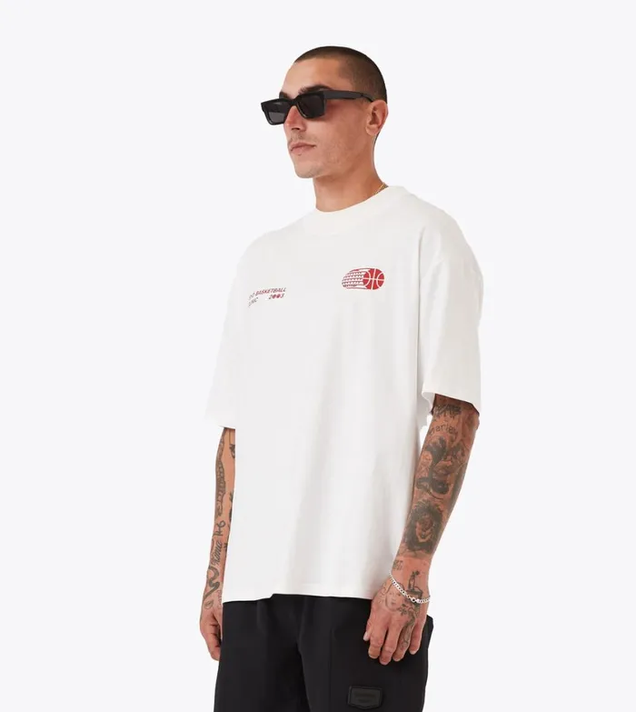 Zanerobe Tees and Tanks Men Clinic Lounge Tee Vintage White