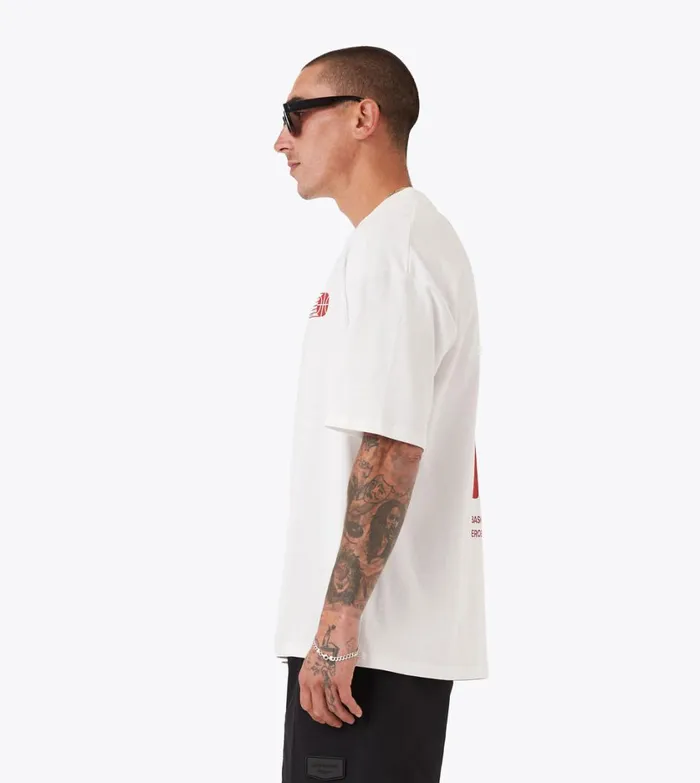 Zanerobe Tees and Tanks Men Clinic Lounge Tee Vintage White