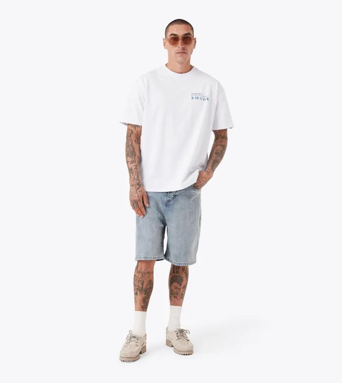 Zanerobe Tees and Tanks Men Levels Box Tee White