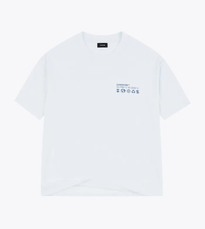 Zanerobe Tees and Tanks Men Levels Box Tee White