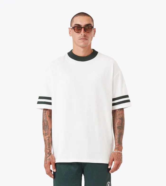 Zanerobe Tees and Tanks Men QB Lounge Tee Vintage White