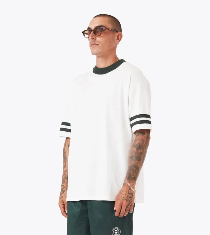Zanerobe Tees and Tanks Men QB Lounge Tee Vintage White