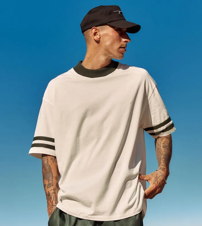 Zanerobe Tees and Tanks Men QB Lounge Tee Vintage White