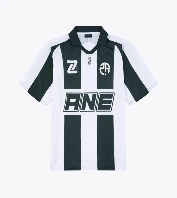 Zanerobe Tees and Tanks Men ZR Football Shirt Forest Stripe